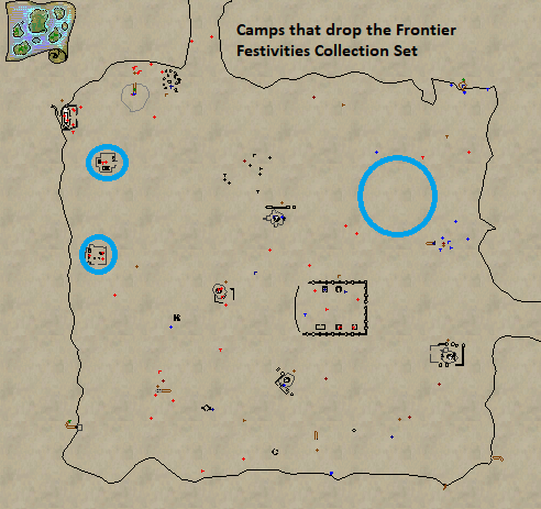 Frontier Festivities Collectibles Locations